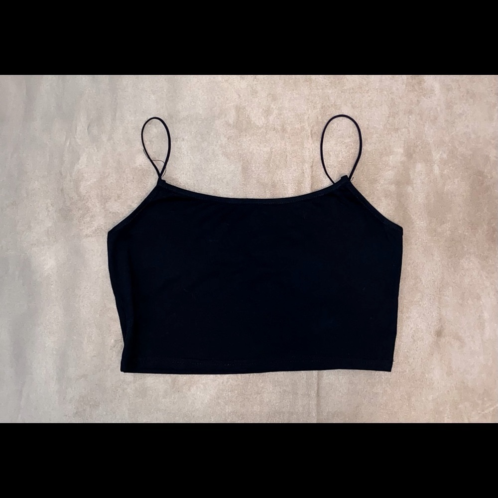 Black Crop Top